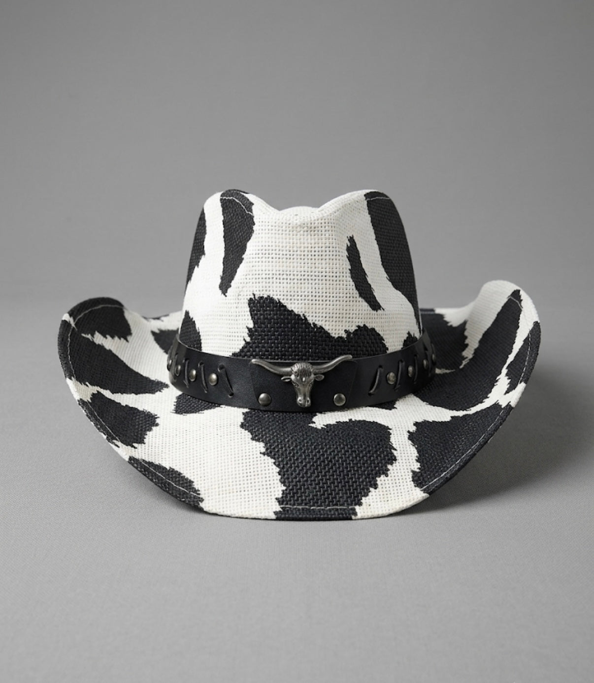 Cow cowgirl hat