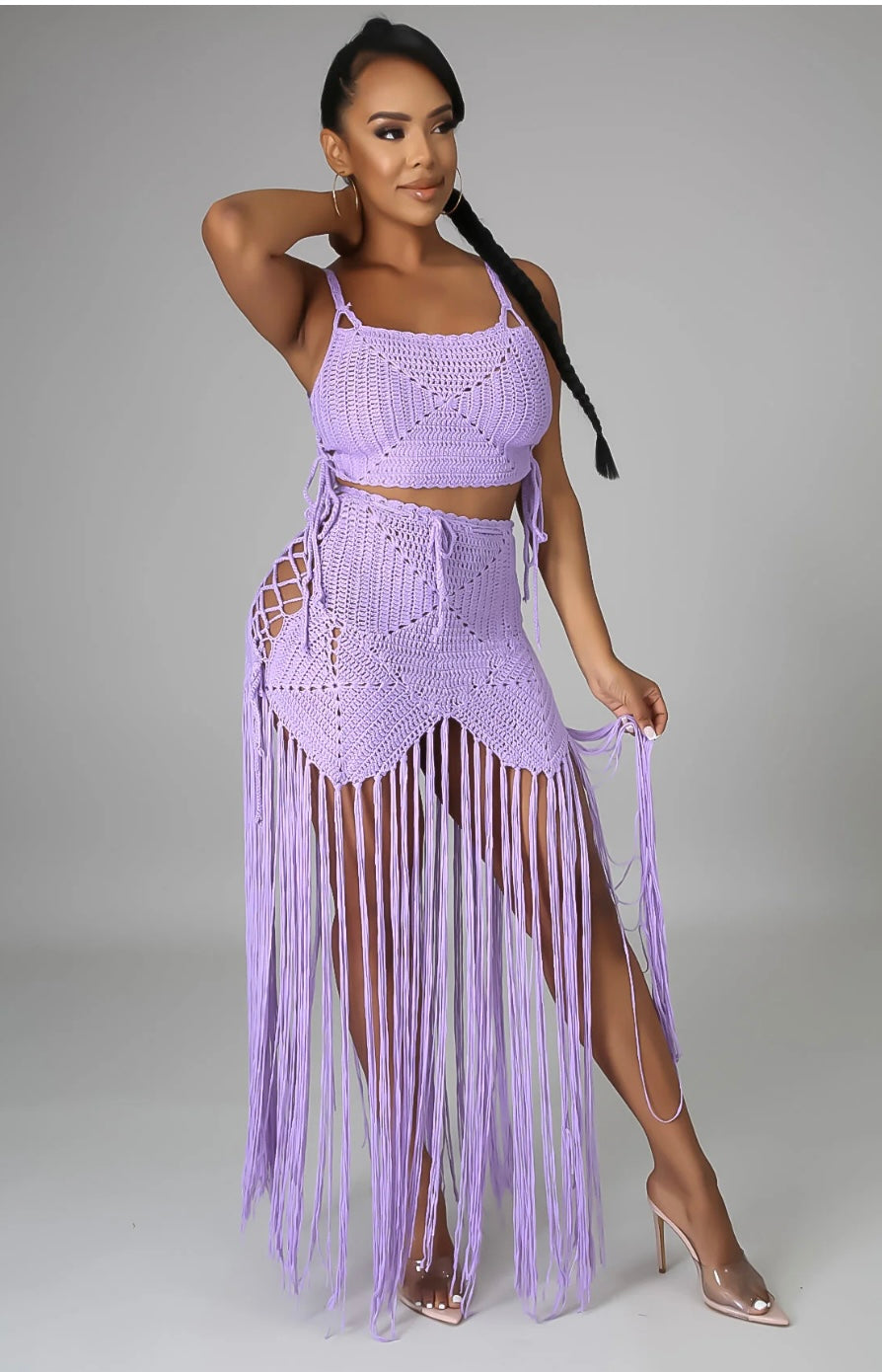 Summer Fun 2pc Crochet Coverup