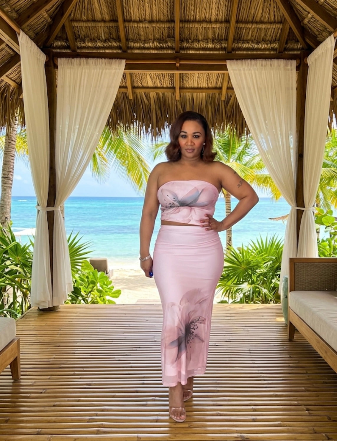Petals 2pc skirt set