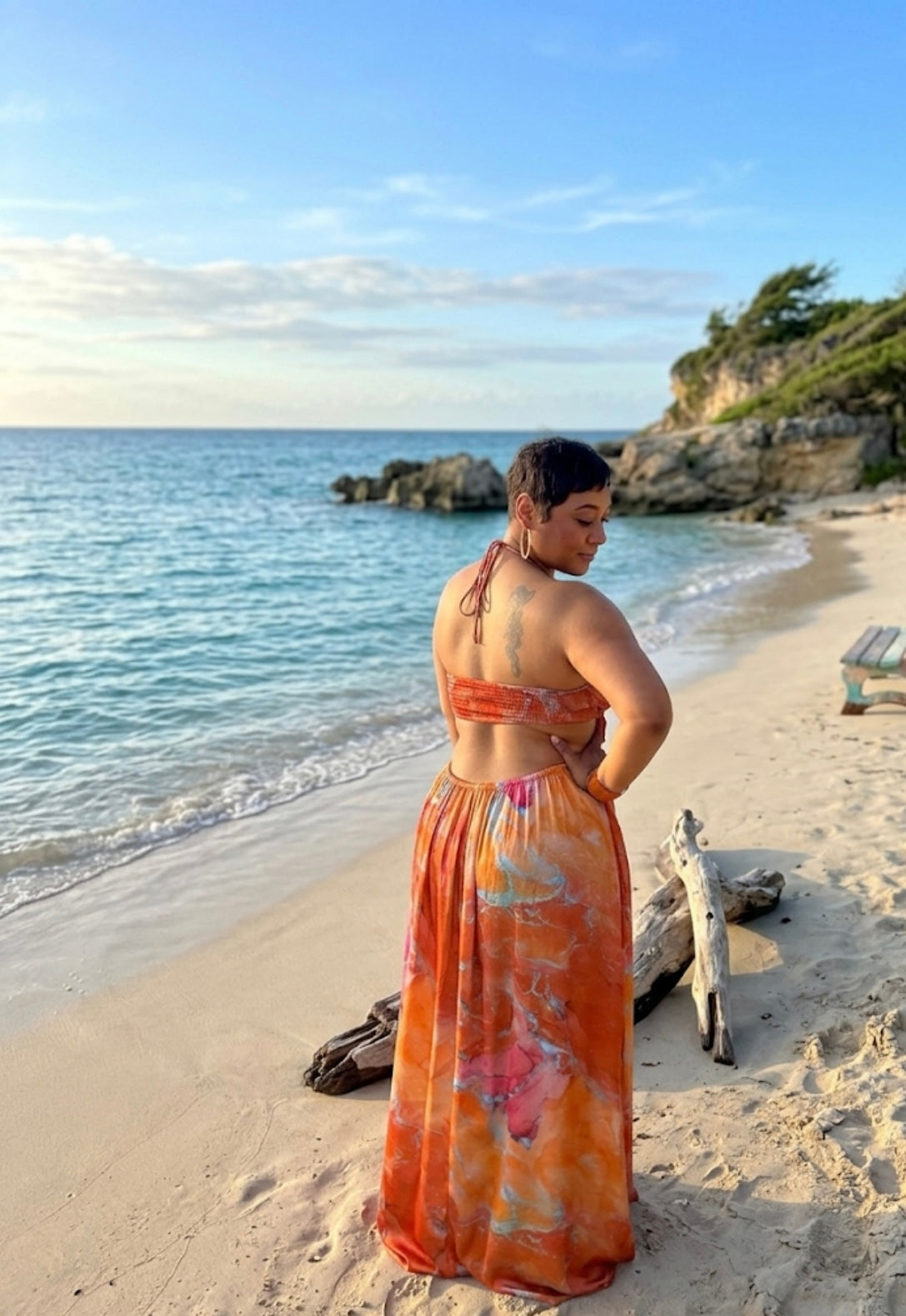 Sunrise maxi dress