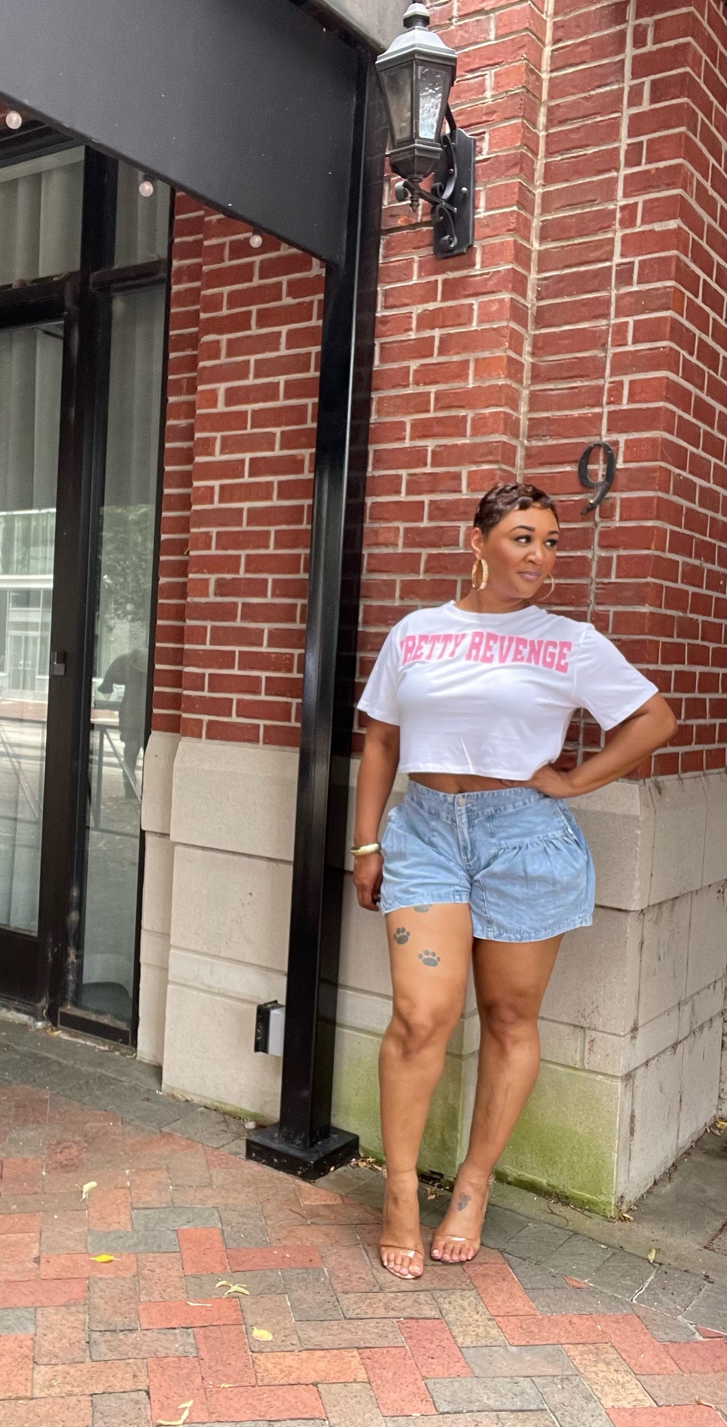Blossom Denim Shorts