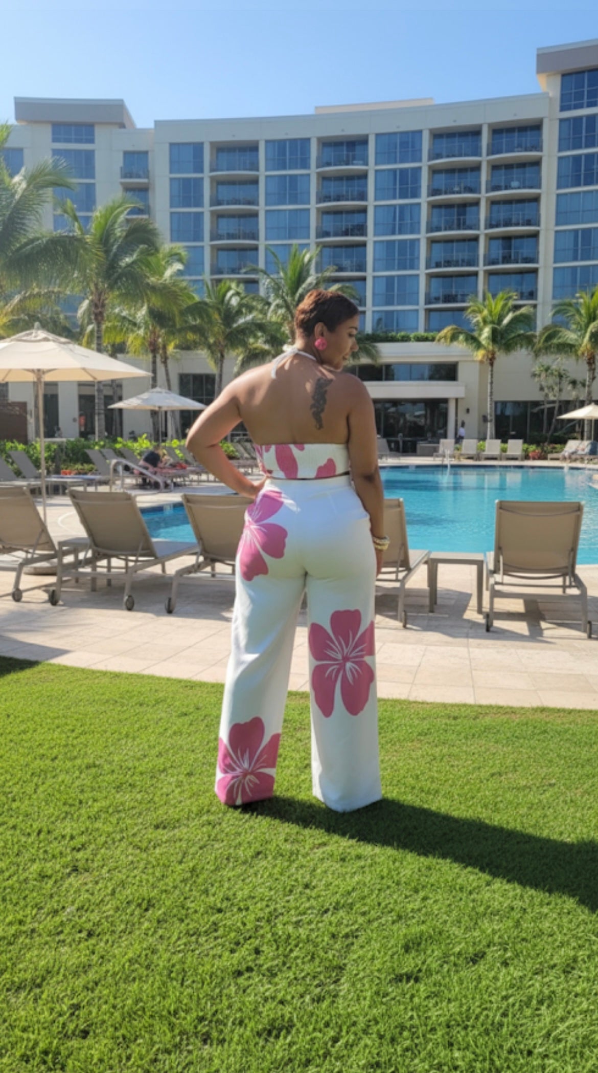 Flower Bomb 2pc pants set