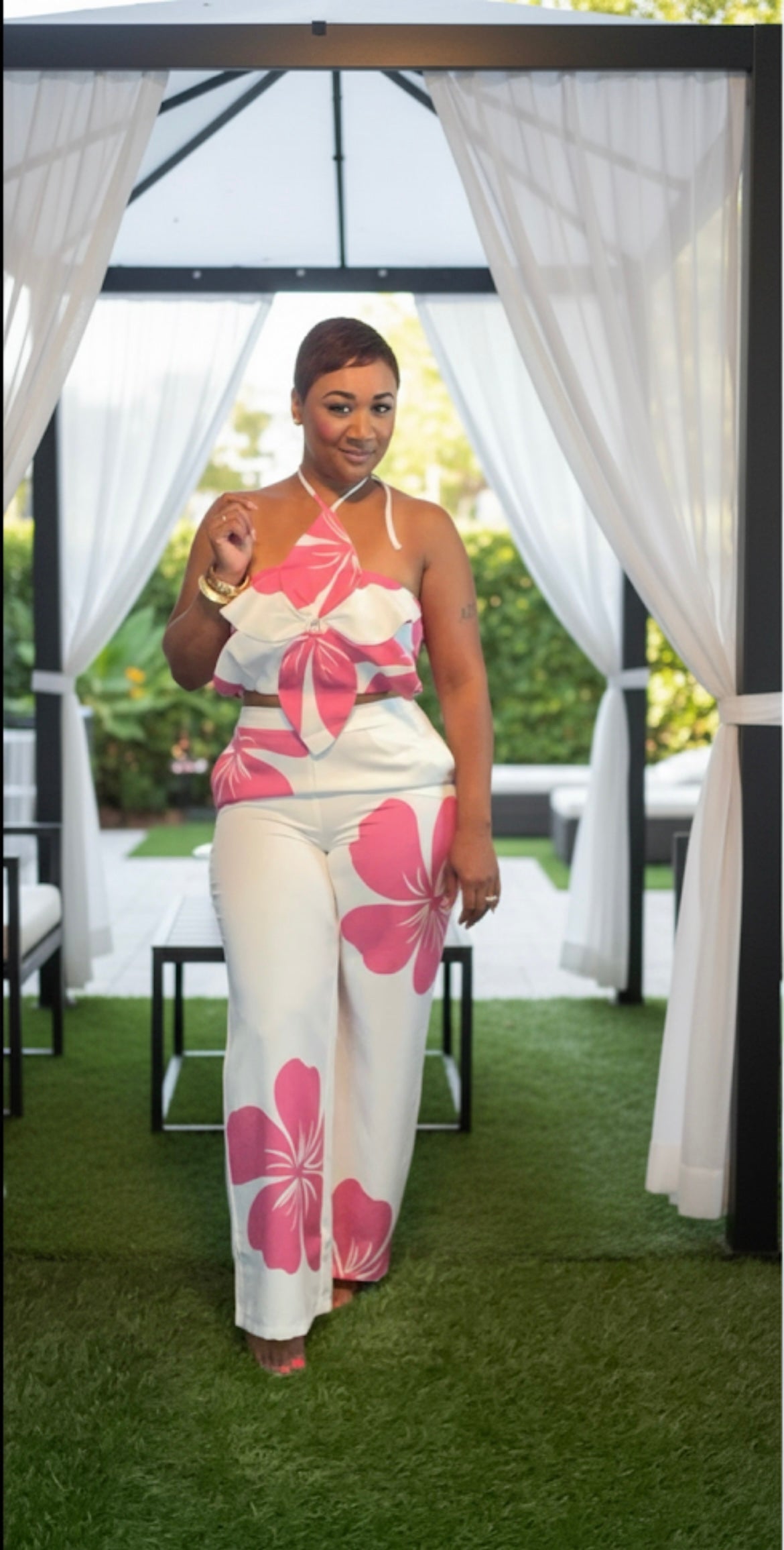 Flower Bomb 2pc pants set