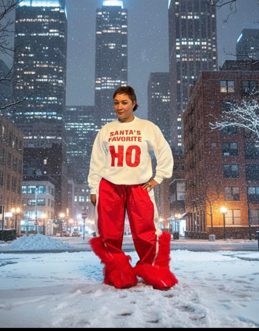 Fearless tulle baggy windbreaker pants