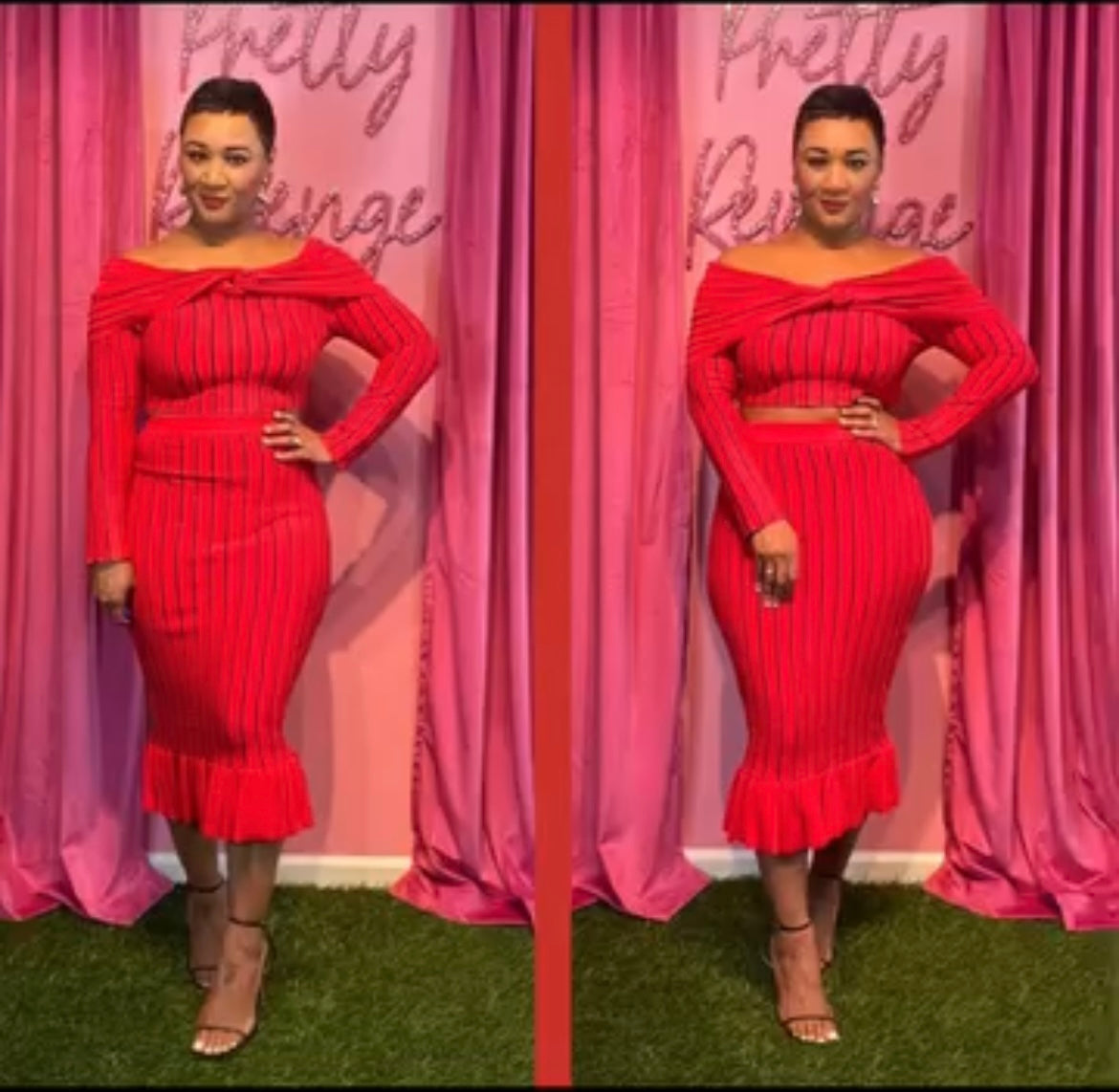 Sweetheart 2 pc skirt set