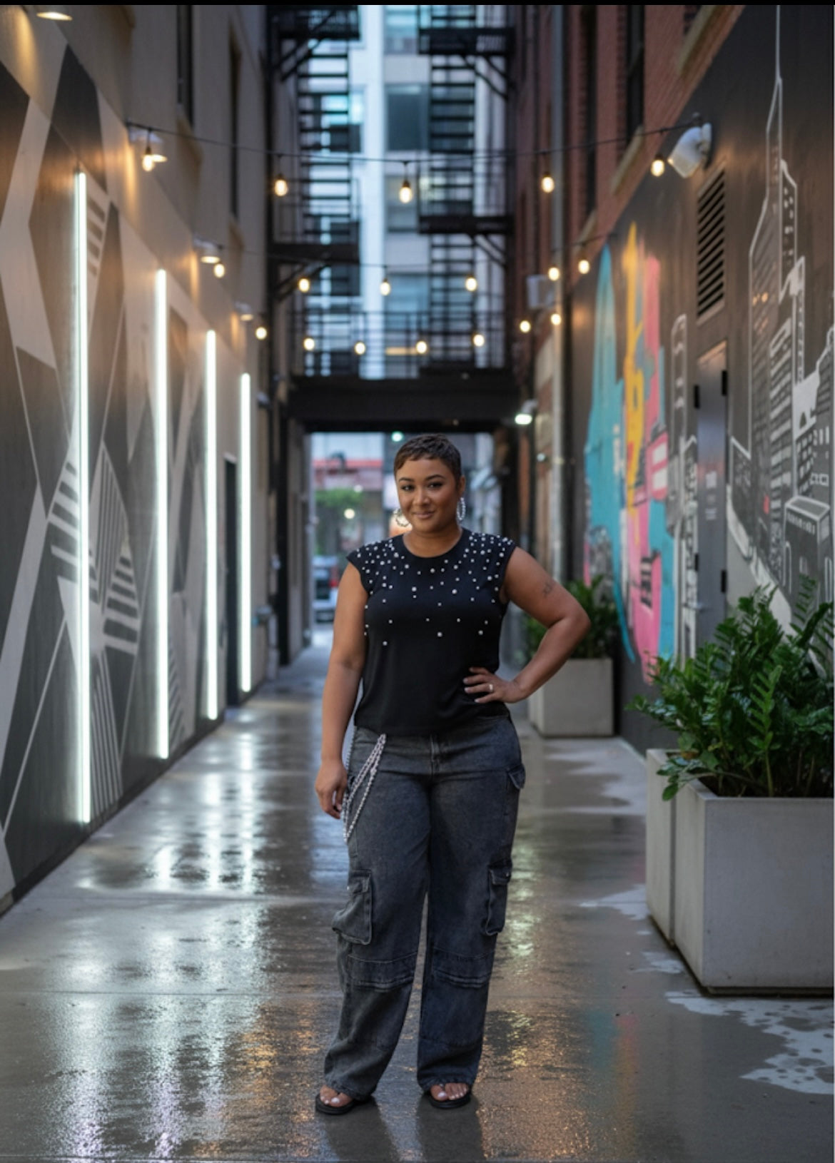 Pearls for the girls top