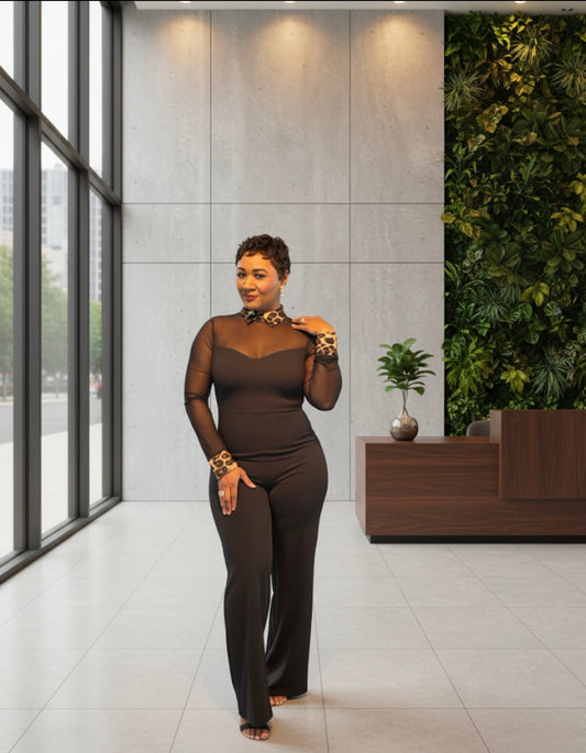 Lady Leopard jumpsuit