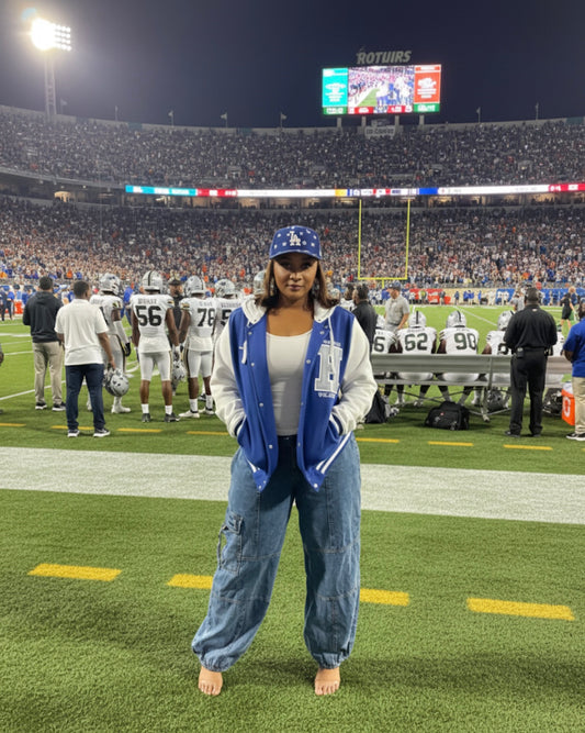 Sideline denim jogger pants