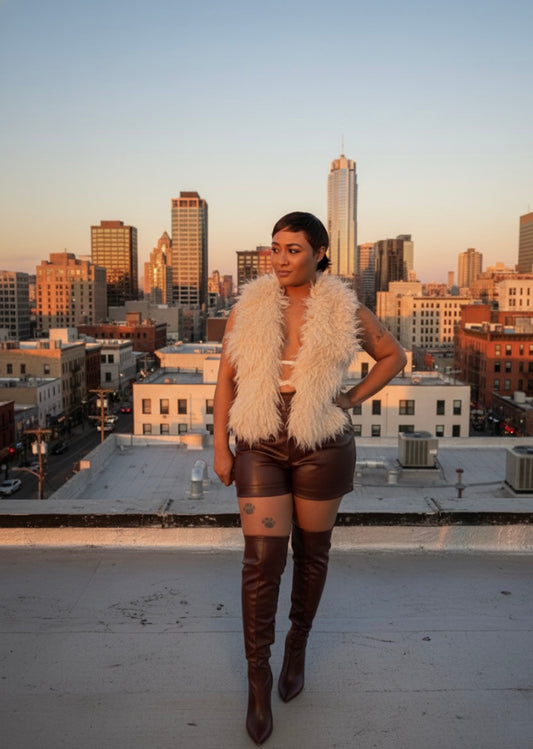 Fur Baby halter top / vest