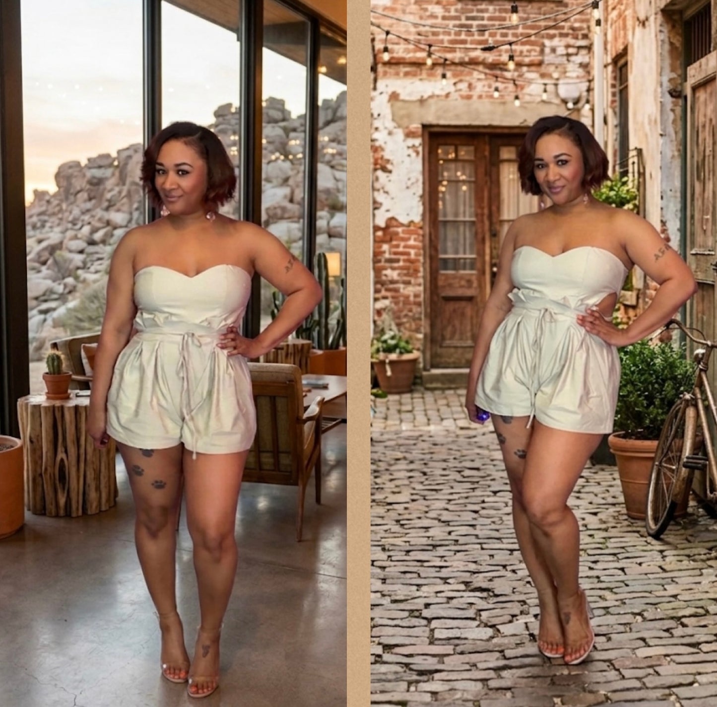 Desert Babe cutout romper