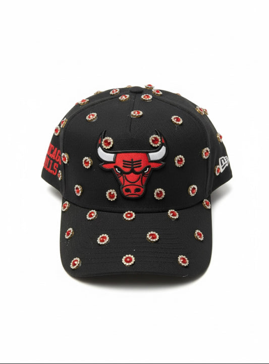 Chicago Bulls rhinestone snapback cap