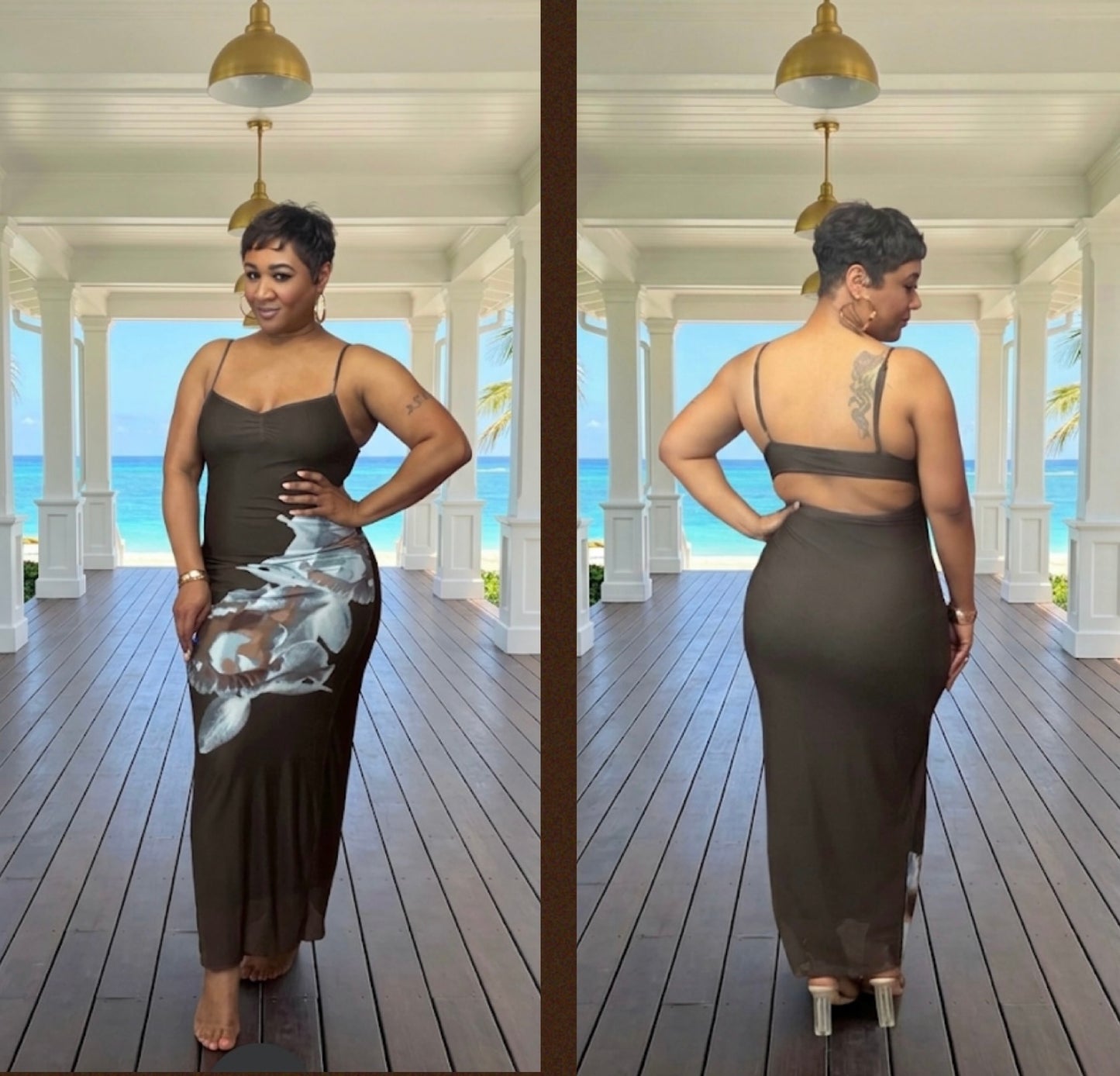 Botanical Bliss maxi dress