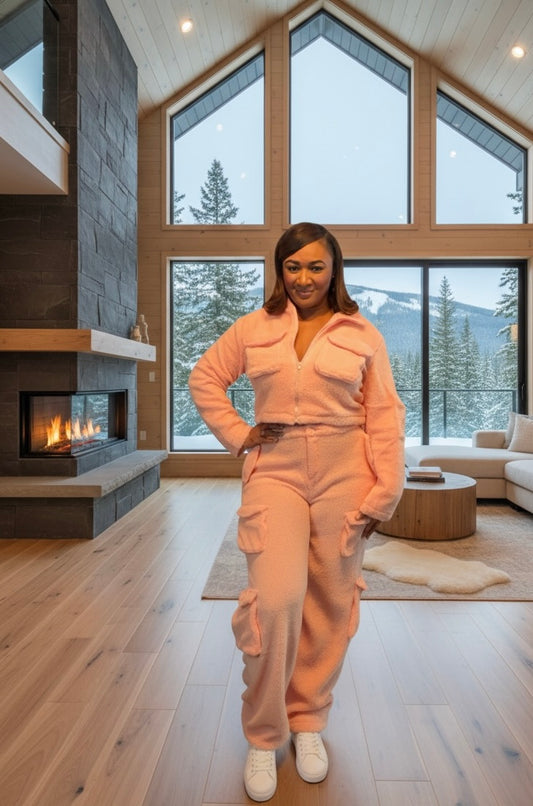 Cabin Fever sherpa comfy 2pc set