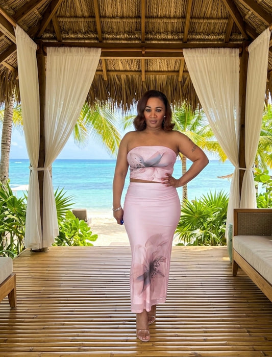 Petals 2pc skirt set