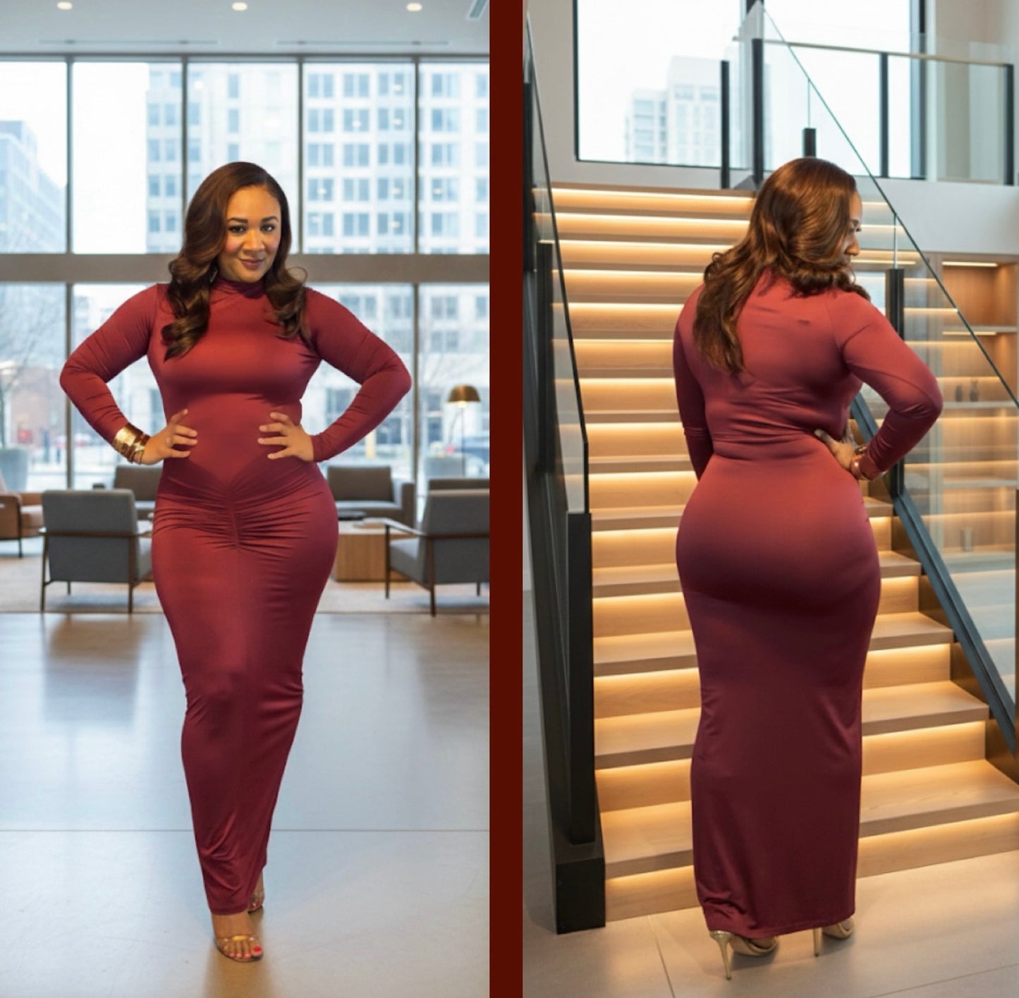 Burning Desire maxi dress