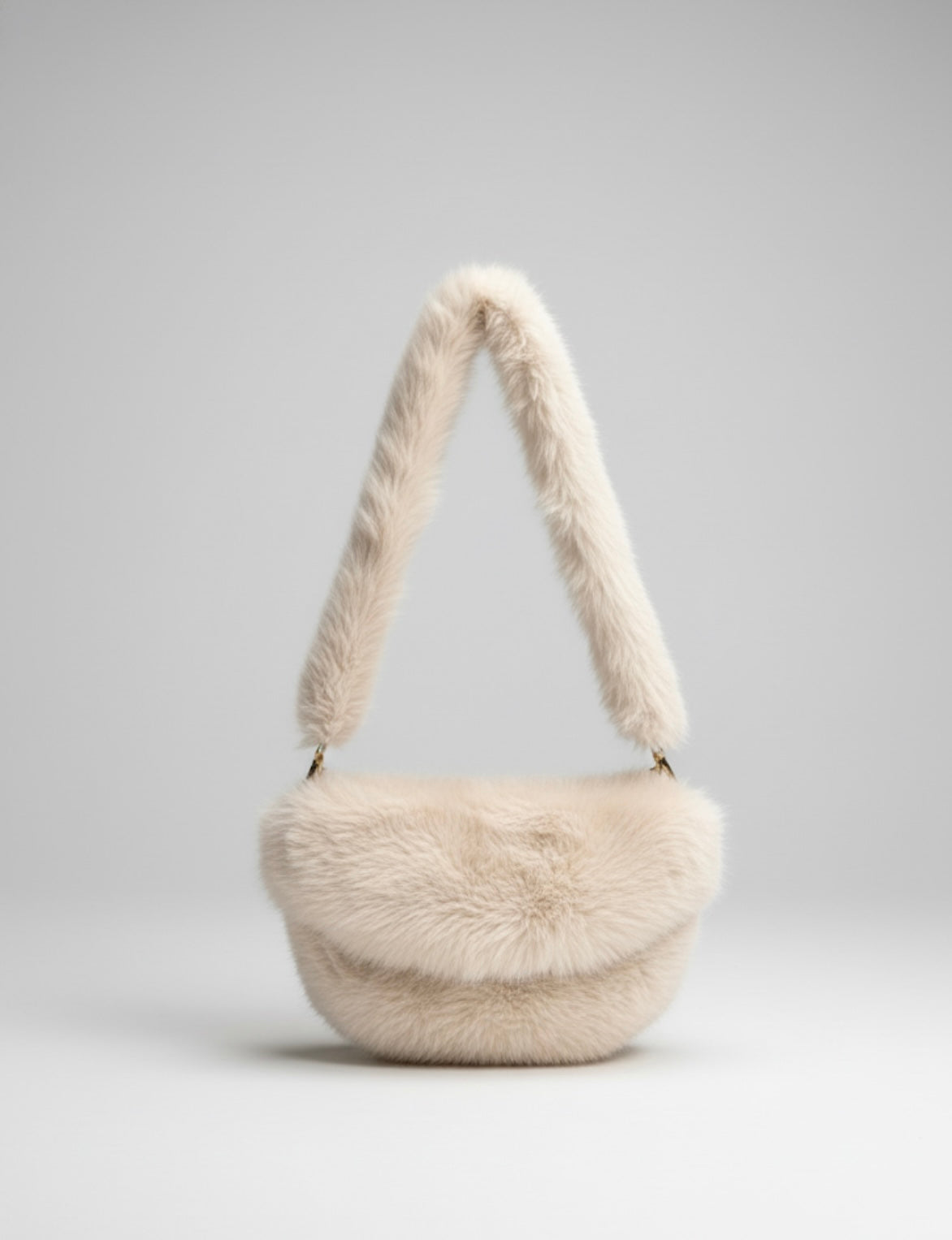 So Fab faux fur crossbody bag( 4 colors)