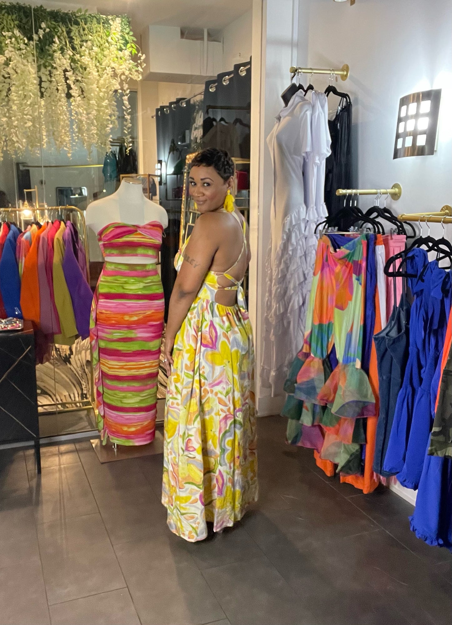 A Lil Sunshine maxi dress