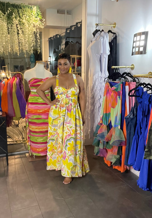A Lil Sunshine maxi dress