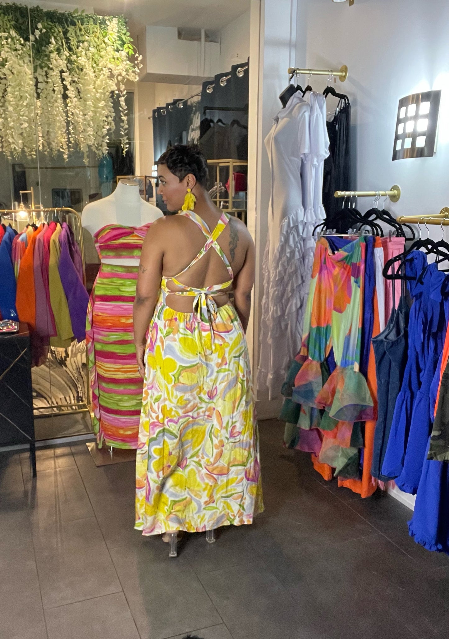A Lil Sunshine maxi dress