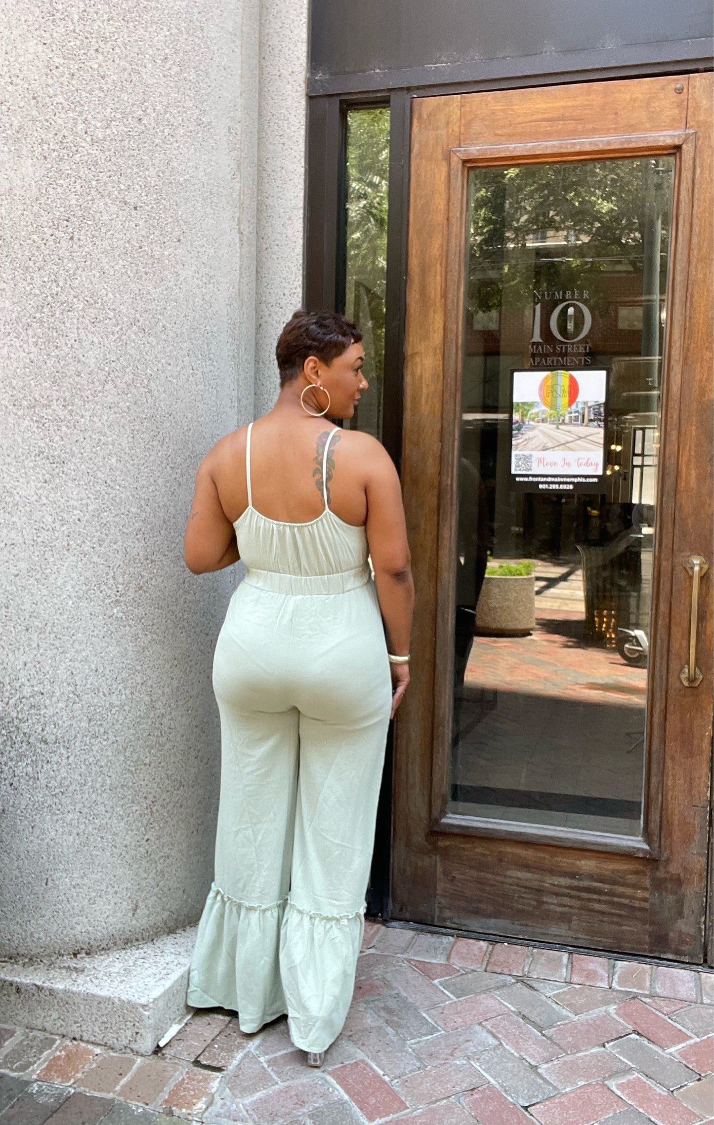 Sage Breeze Jumpsuit