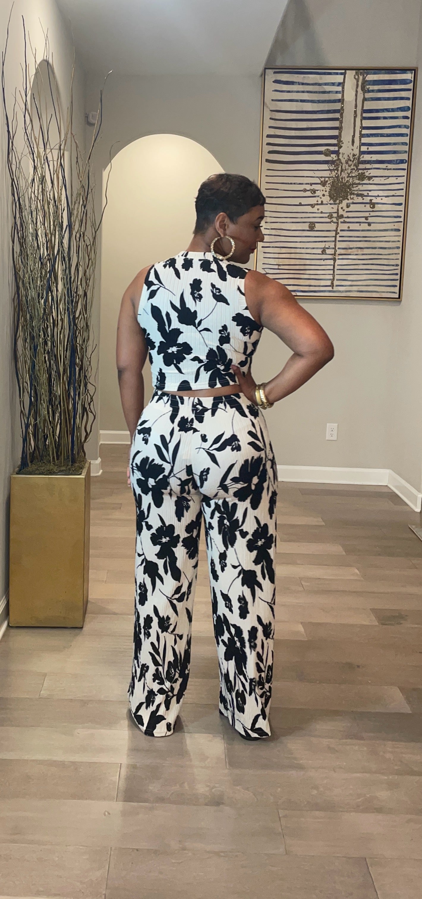 Love Poem 2pc set ( Beige /Black)