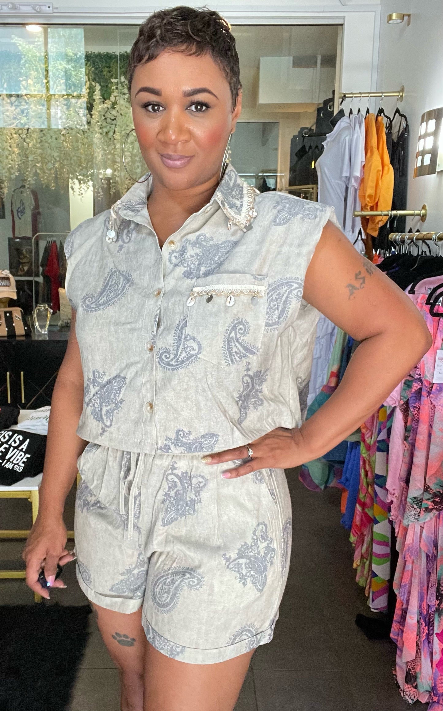 Sahara 2pc short set