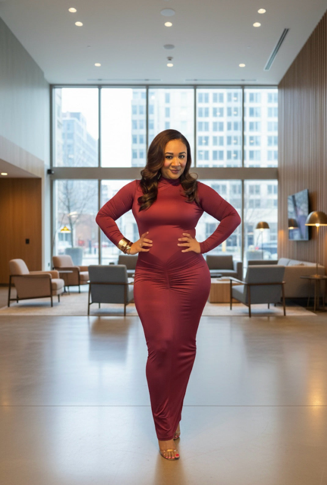 Burning Desire maxi dress